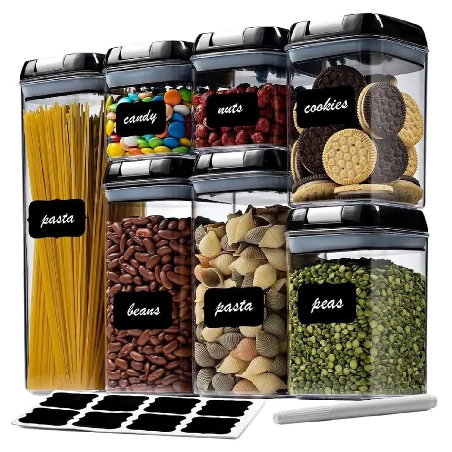 ⏰ ¡Pocas unidades en Colombia! Kit de 7 Recipientes Herméticos – Menos desorden, más practicidad ✨